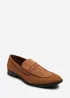 Where's That From Gavin Light Brown Faux Suede Slip on Penny Loafer - 8 Image 2