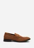 Where's That From Gavin Light Brown Faux Suede Slip on Penny Loafer - 8 Image 1