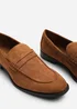 Where's That From Gavin Light Brown Faux Suede Slip on Penny Loafer - 8 Image 4