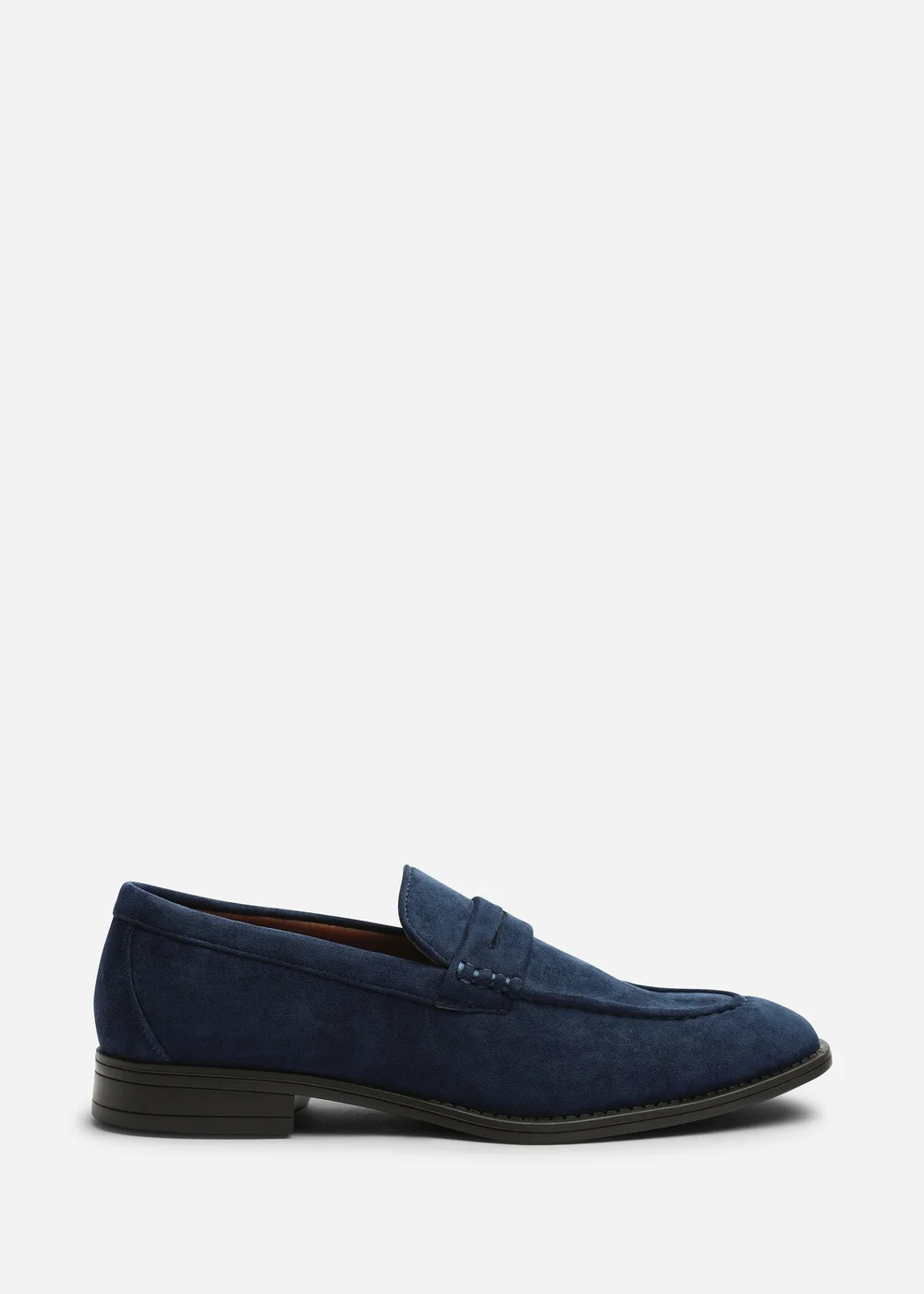 Where's That From Gavin Navy Faux Suede Slip on Penny Loafer - 11 Image 1