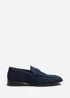 Where's That From Gavin Navy Faux Suede Slip on Penny Loafer - 11 Image 1