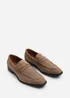 Where's That From Gavin Khaki Faux Suede Slip on Penny Loafer - 11 Image 3
