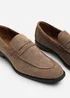 Where's That From Gavin Khaki Faux Suede Slip on Penny Loafer - 11 Image 4