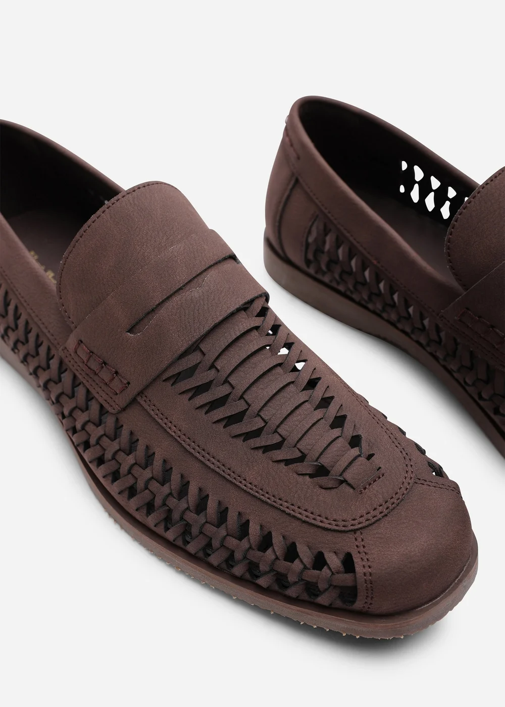 Where's That From Colby Brown Weave Slip on Loafers - 9 Image 5