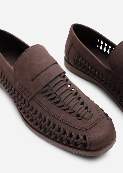Where's That From Colby Brown Weave Slip on Loafers - 9 Image 5