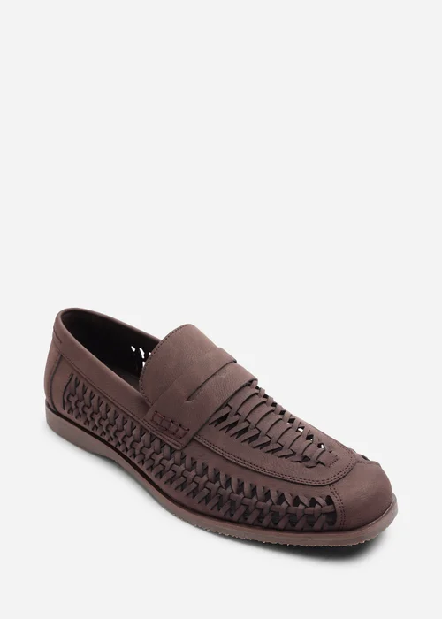 Where's That From Colby Brown Weave Slip on Loafers - 9 Image 3