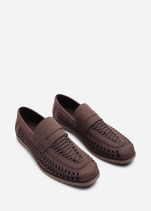 Where's That From Colby Brown Weave Slip on Loafers - 9 Image 4