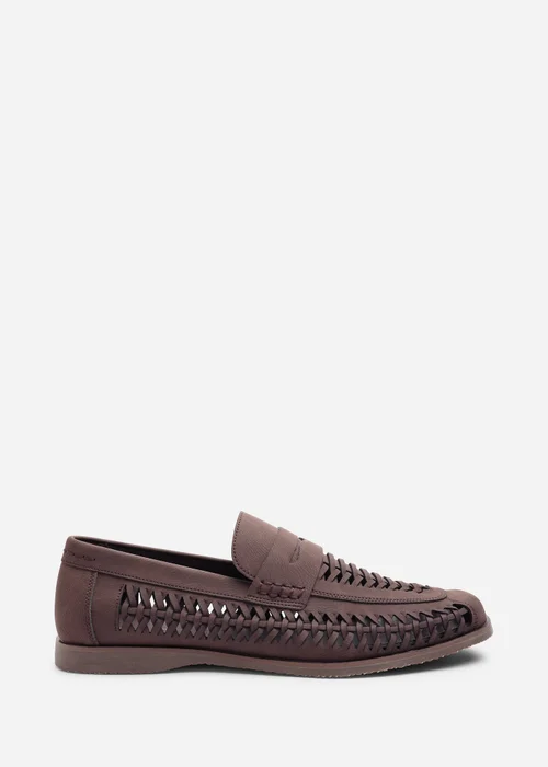 Where's That From Colby Brown Weave Slip on Loafers - 9 Image 2