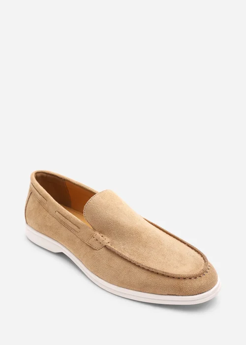 Where's That From Trent Biege Faux Suede Slip On Easy Loafer - 7 Image 3