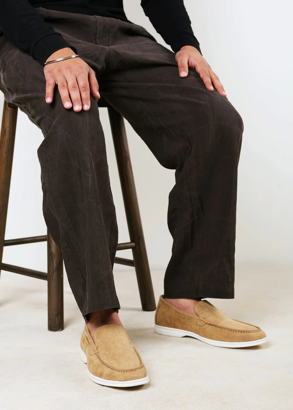 Where's That From Trent Biege Faux Suede Slip On Easy Loafer - 7 Image 1