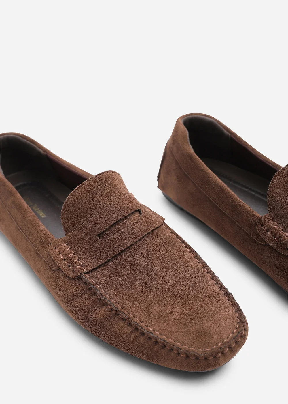 Where's That From Kyle Dark Brown Faux Suede Slip on Bubble Loafer - 11 Image 5