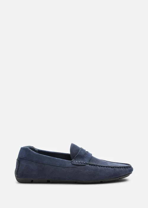 Where's That From Kyle Navy Faux Suede Slip on Bubble Loafer - 11 Image 1