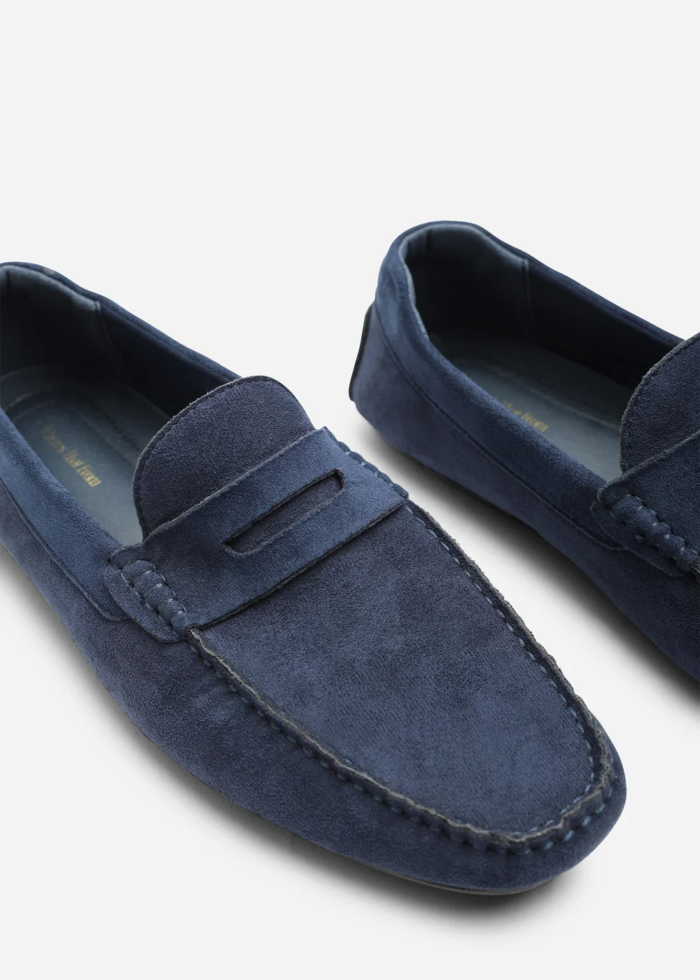 Where's That From Kyle Navy Faux Suede Slip on Bubble Loafer - 11 Image 5