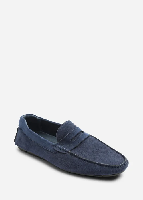 Where's That From Kyle Navy Faux Suede Slip on Bubble Loafer - 11 Image 3