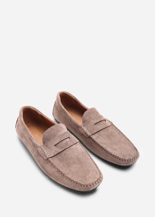 Where's That From Kyle Khaki Faux Suede Slip on Bubble Loafer - 12 Image 4
