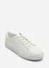 Where's That From Derek White Low Cut Lace Up Trainers - 11 Image 3