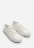 Where's That From Derek White Low Cut Lace Up Trainers - 11 Image 4