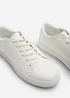 Where's That From Derek White Low Cut Lace Up Trainers - 11 Image 5