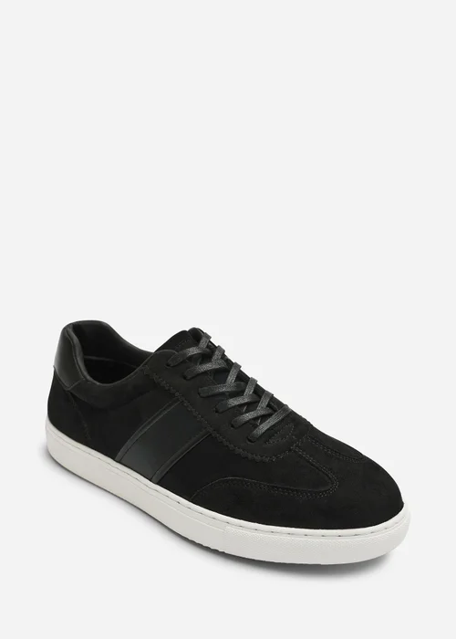 Where's That From Clark Black Low Cut Lace Up Trainers - 12 Image 3