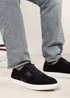 Where's That From Clark Black Low Cut Lace Up Trainers - 12 Image 1