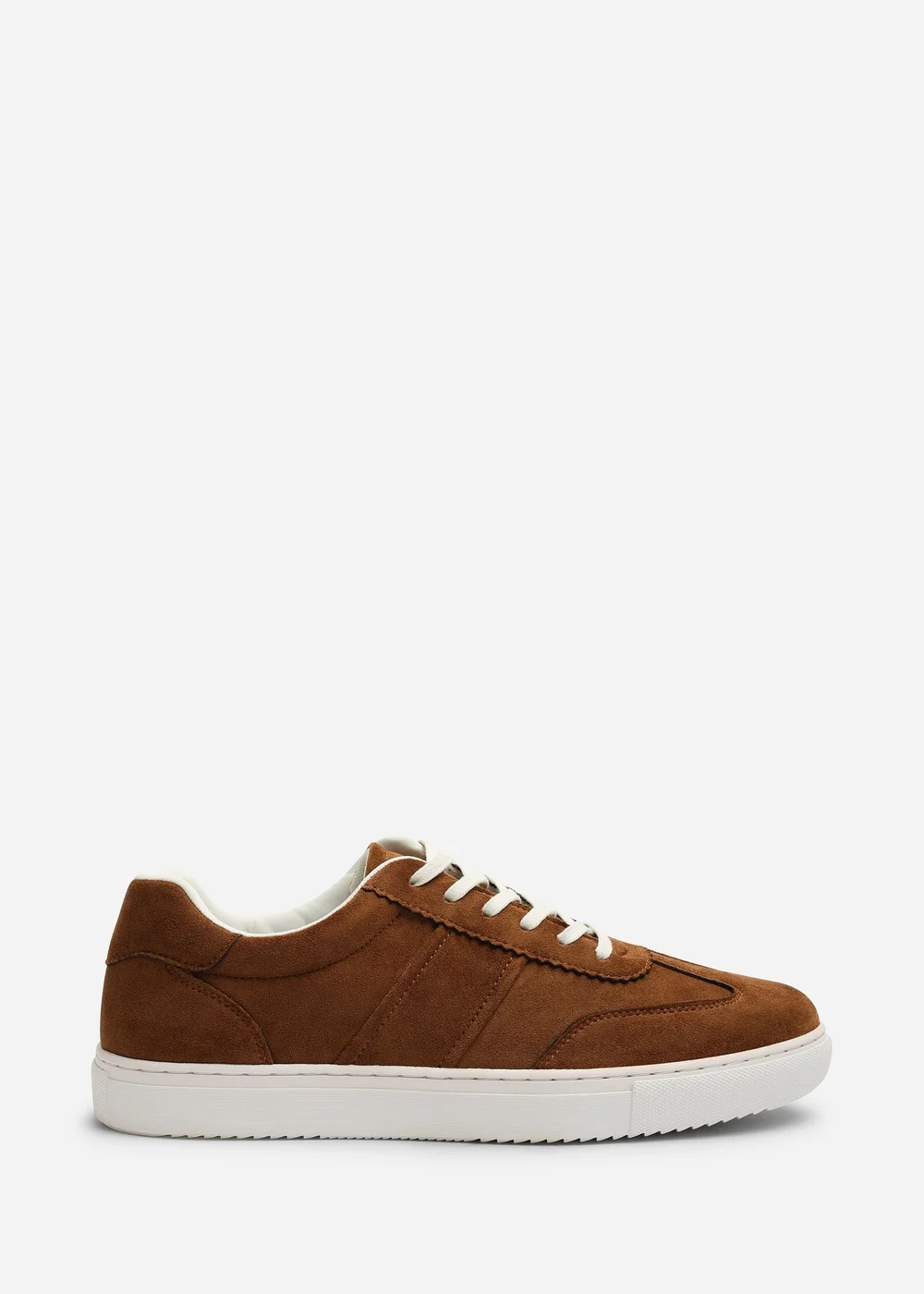 Where's That From Clark Light Brown Low Cut Lace Up Trainers - 7 Image 2