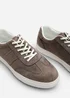 Where's That From Clark Grey Low Cut Lace Up Trainers - 10 Image 5