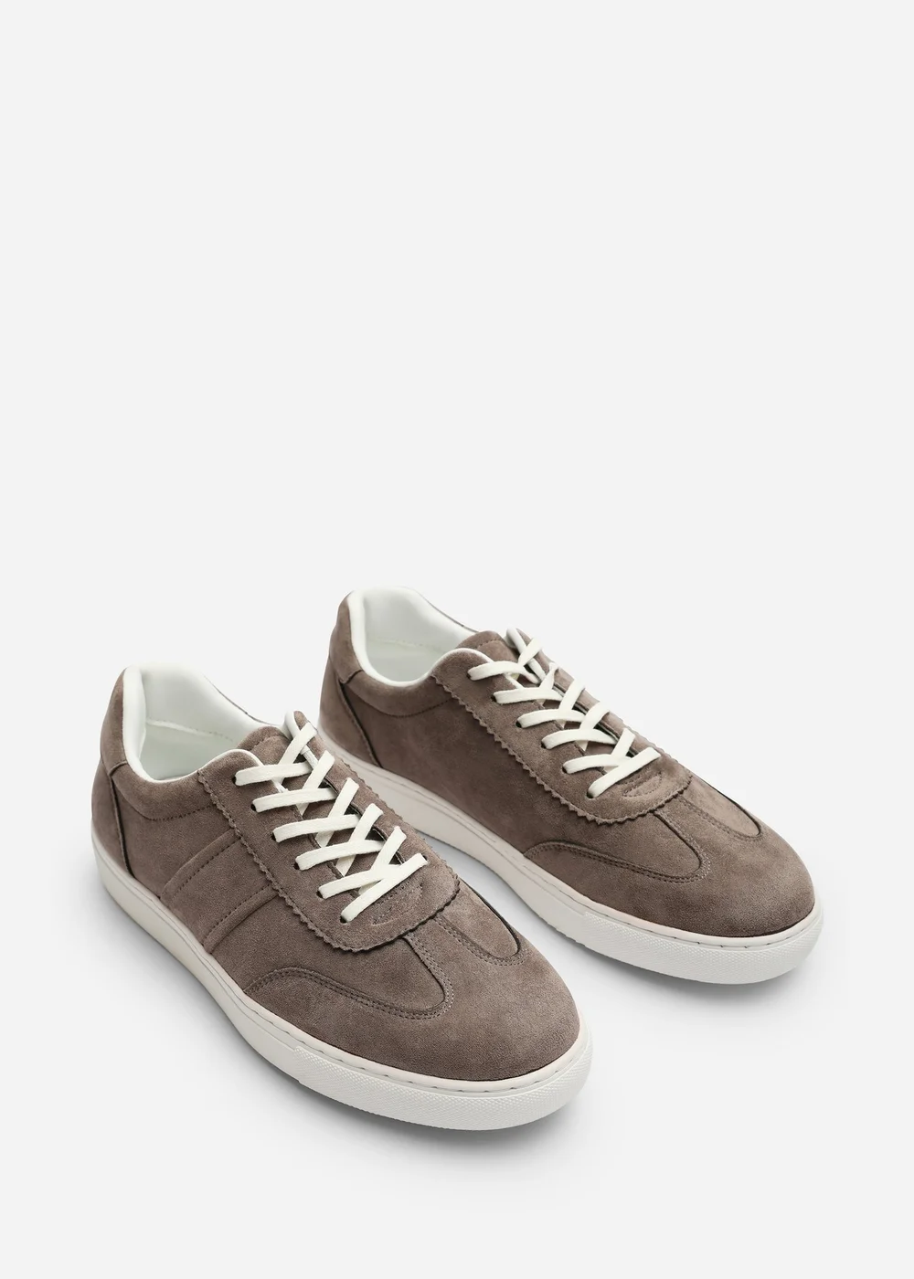 Where's That From Clark Grey Low Cut Lace Up Trainers - 10 Image 4