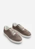 Where's That From Clark Grey Low Cut Lace Up Trainers - 10 Image 4