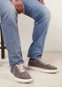 Where's That From Clark Grey Low Cut Lace Up Trainers - 10 Image 6