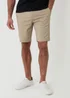 Threadbare Stone Elasticated Waist Stretch Chino Shorts - 38/L32 Image 1