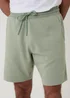 Threadbare Soft Green Sweat Shorts - S Image 4