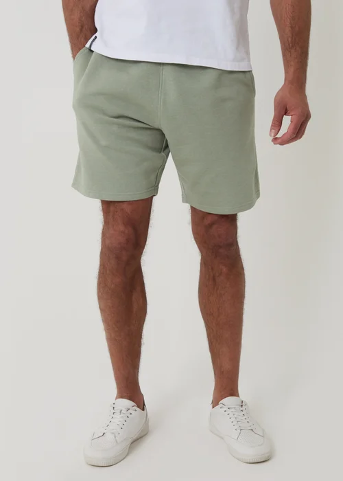 Threadbare Soft Green Sweat Shorts - S Image 1