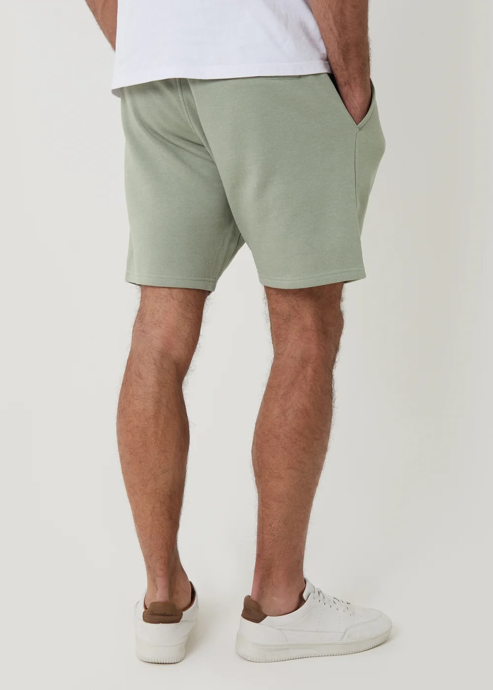 Threadbare Soft Green Sweat Shorts - S Image 2