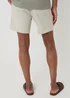 Threadbare Stone Shorter Length Stripe Cotton Shorts - S Image 2