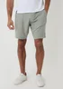Threadbare Soft Green Linen Blend Shorts with Belt - 38/L32 Image 1