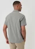 Threadbare Soft Green Textured Cotton Short Sleeve Shirt - 2XL Image 2
