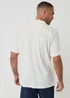 Threadbare Natural Textured Front Quarter Zip Polo Shirt - XL Image 2