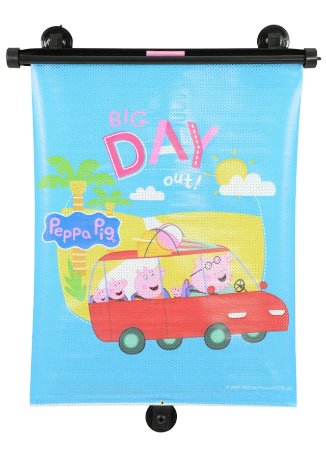 Peppa Pig Back Seat Essentials Roller Blinds Organiser & Seat Belt Cover