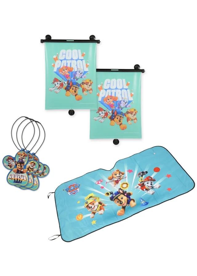 Paw Patrol Car Care Essentials Front Window Shade Roller Blinds Air Freshener