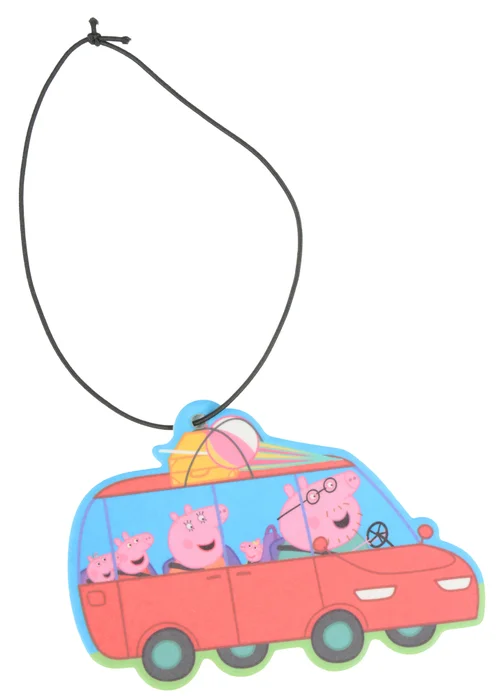 Peppa Pig Ultimate Car Essentials Seatbelt Cover Roller Blinds Hanging Organiser Front Window Shade Air Freshener - One Size Image 6