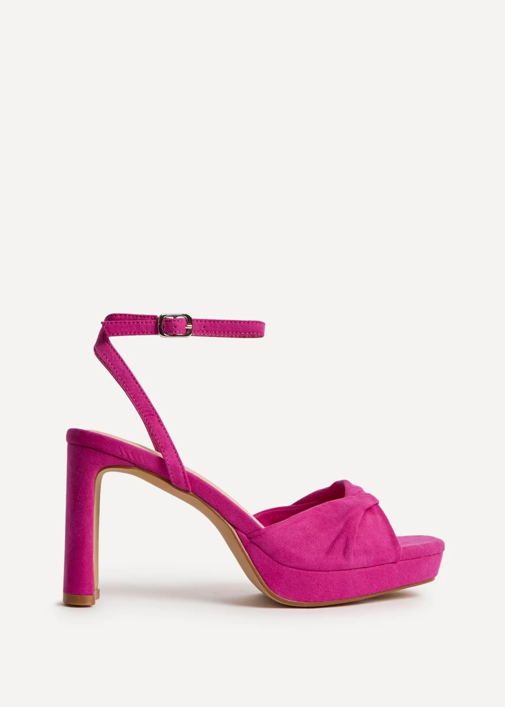 Linzi Mavie Fuchsia Platform Heeled Sandals - Size 6 Image 2