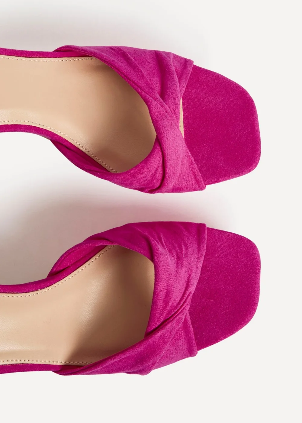 Linzi Mavie Fuchsia Platform Heeled Sandals - Size 6 Image 5