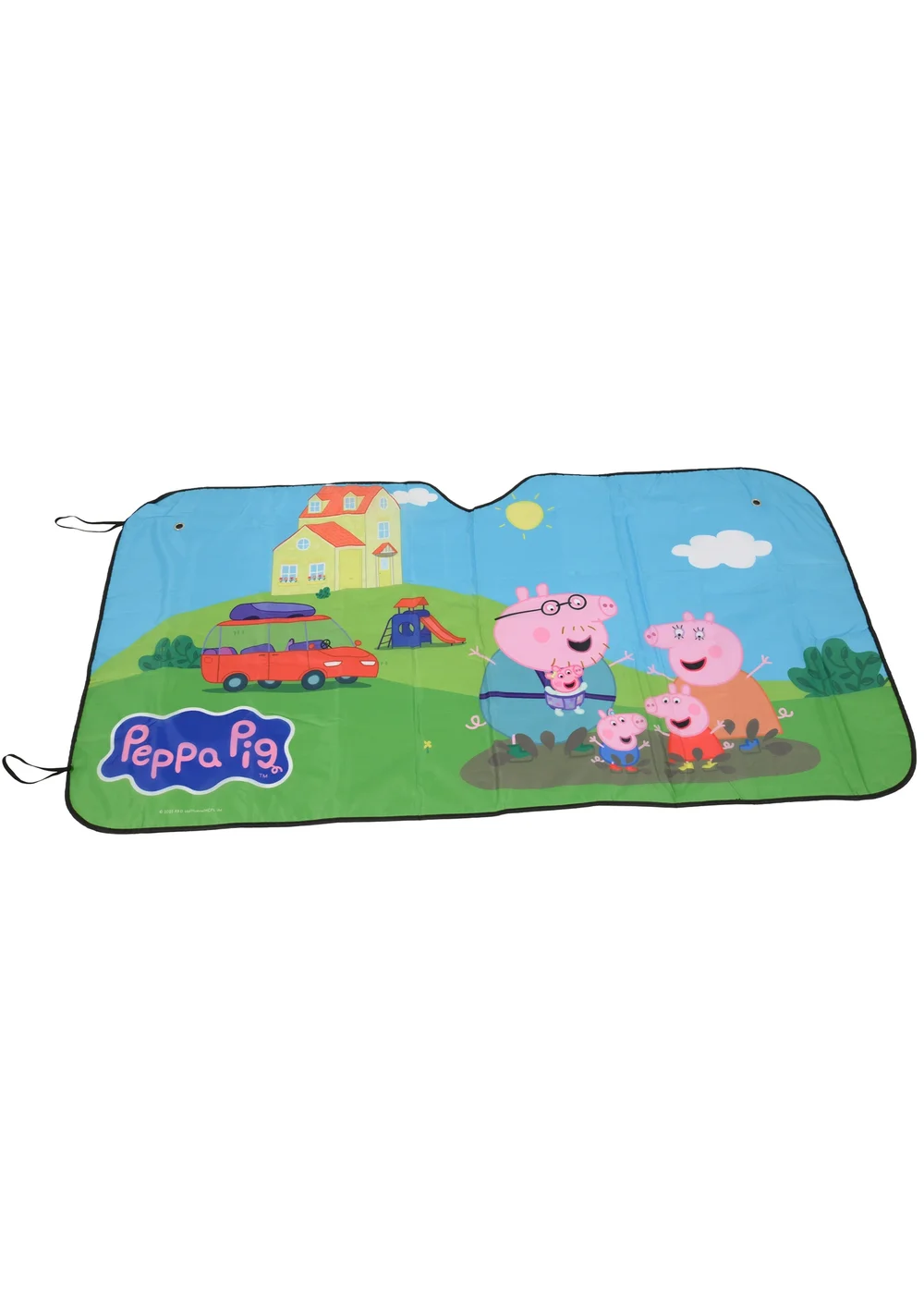 Peppa Pig Car Care Essentials Front Window Shade Roller Blinds Air Freshener - One Size Image 3