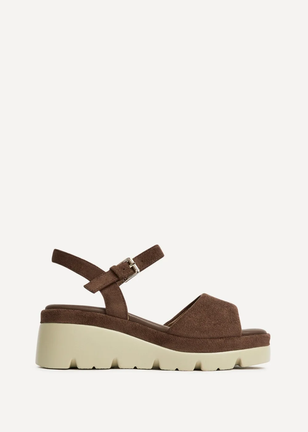 Linzi Nyla Brown Platform Cleated Sandals - 3 Image 2