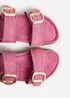 Linzi Kelsie Fuchsia Double Buckle Sandals - Size 6 Image 5