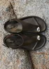 Linzi Latch Brown Toe Ring Flat Sandals - 7 Image 6