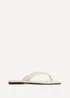 Linzi Element Ivory Toe Post Flat Sandals - 6 Image 2