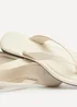 Linzi Element Ivory Toe Post Flat Sandals - 6 Image 5