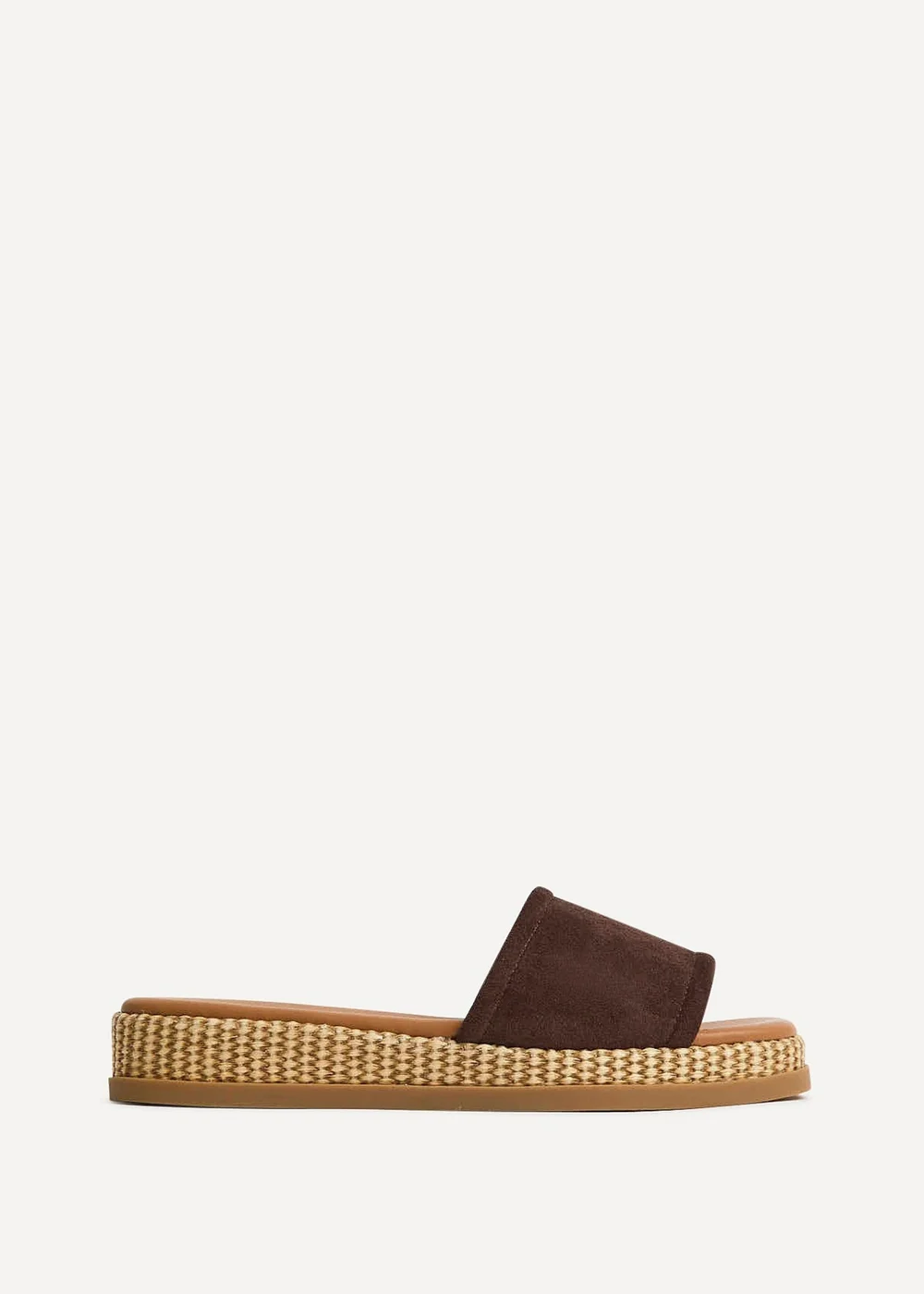 Linzi Stay Brown Flatform Mule Sandals - 4 Image 2