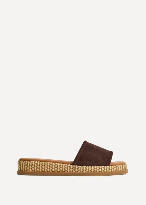 Linzi Stay Brown Flatform Mule Sandals - 4 Image 2